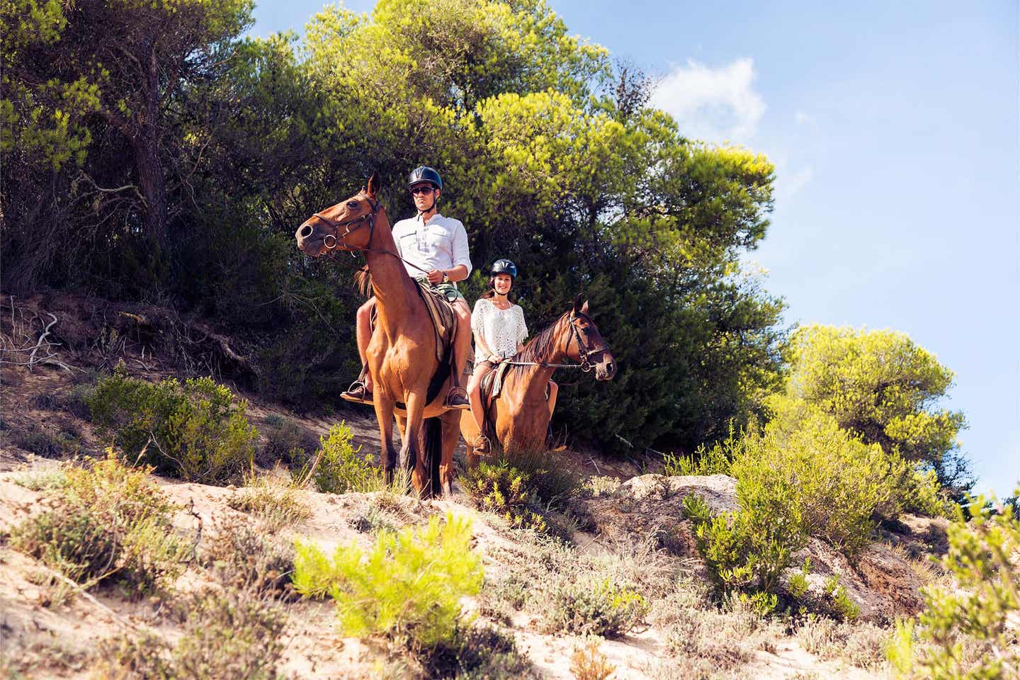 Reiten entlang des Via Verdes von Manacor bis Arta