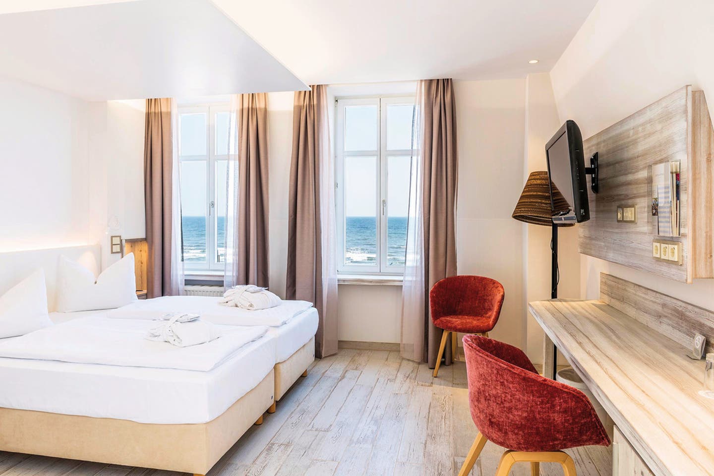 Wohnbeispiel Doppelzimmer Meerseite Prosa