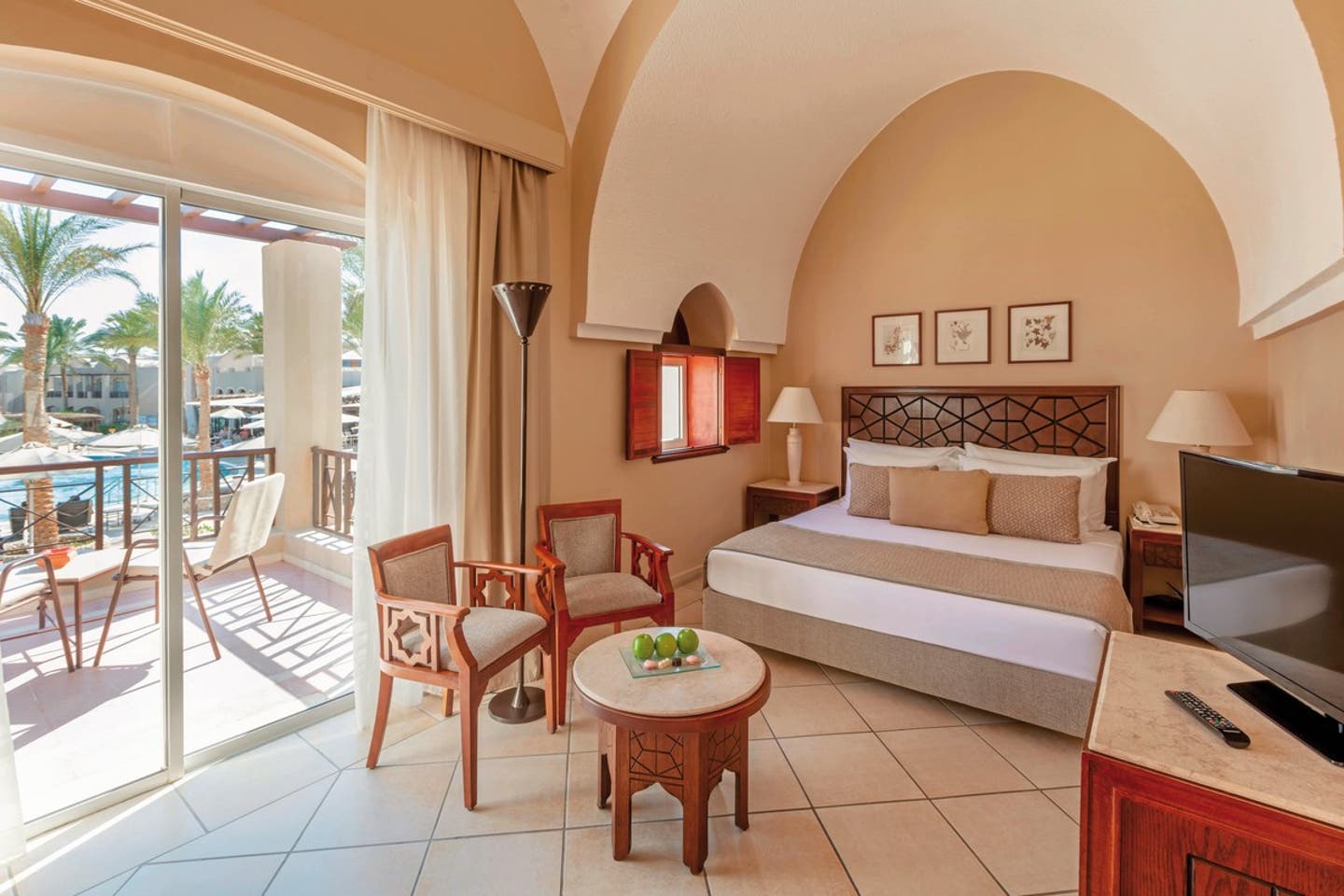 Wohnbeispiel Doppelzimmer Superior Poolblick