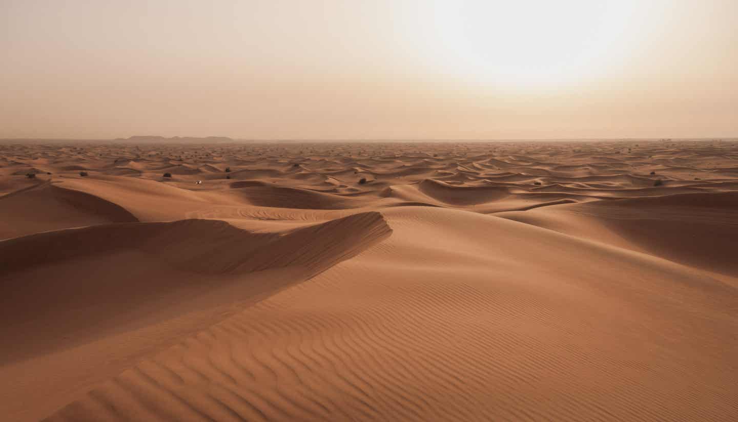 Wüste in den Vereinigten Arabischen Emiraten