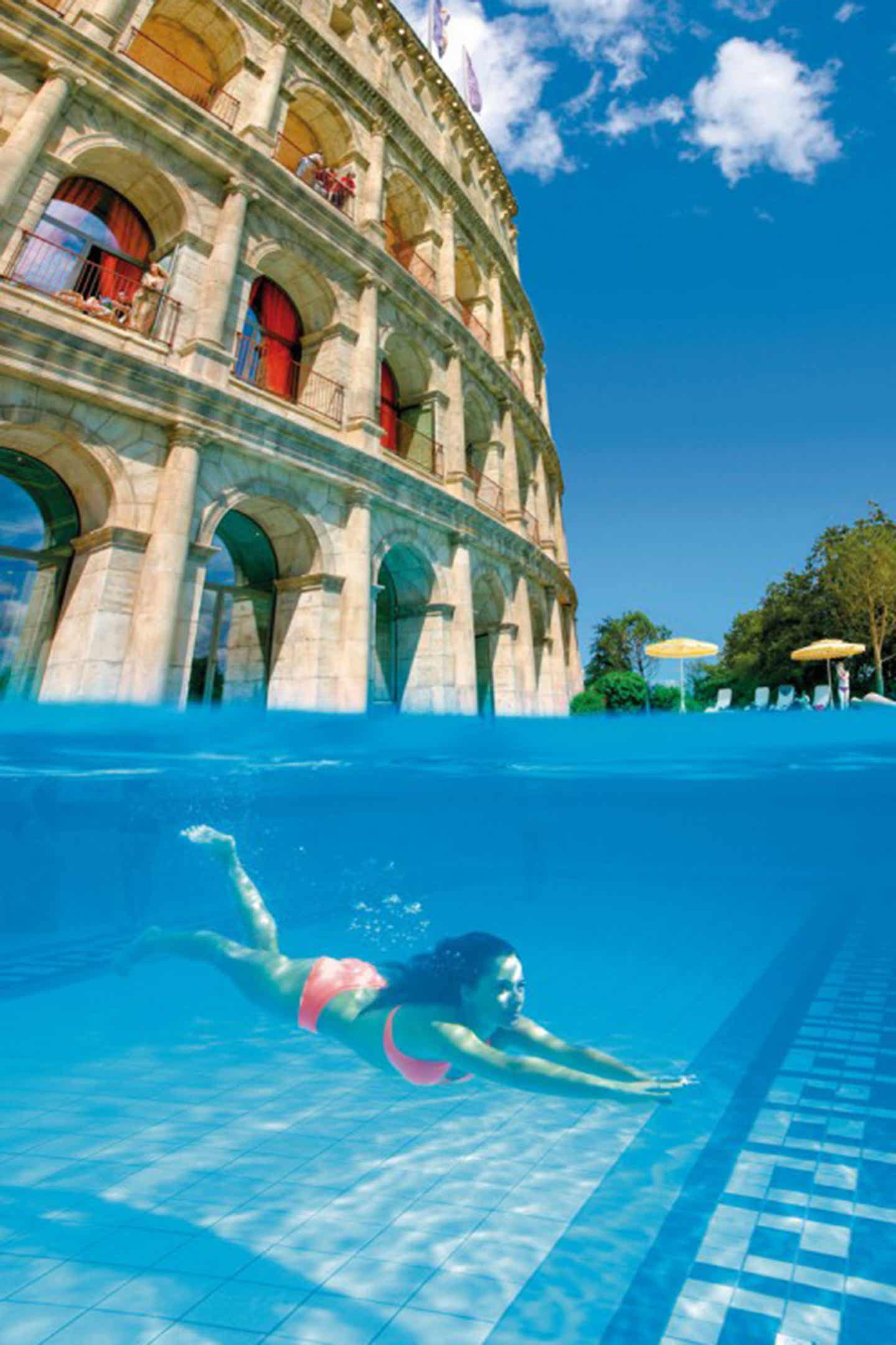 Hotels in Freizeitparks Erlebnishotel Colosseo Pool