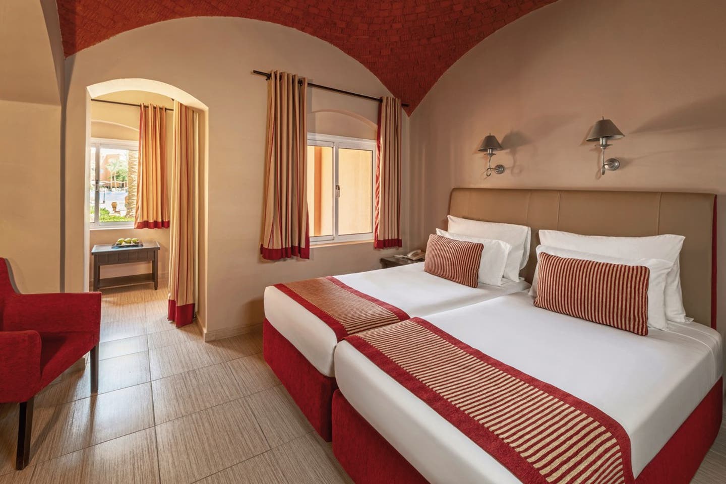Wohnbeispiel Doppelzimmer Superior Poolblick