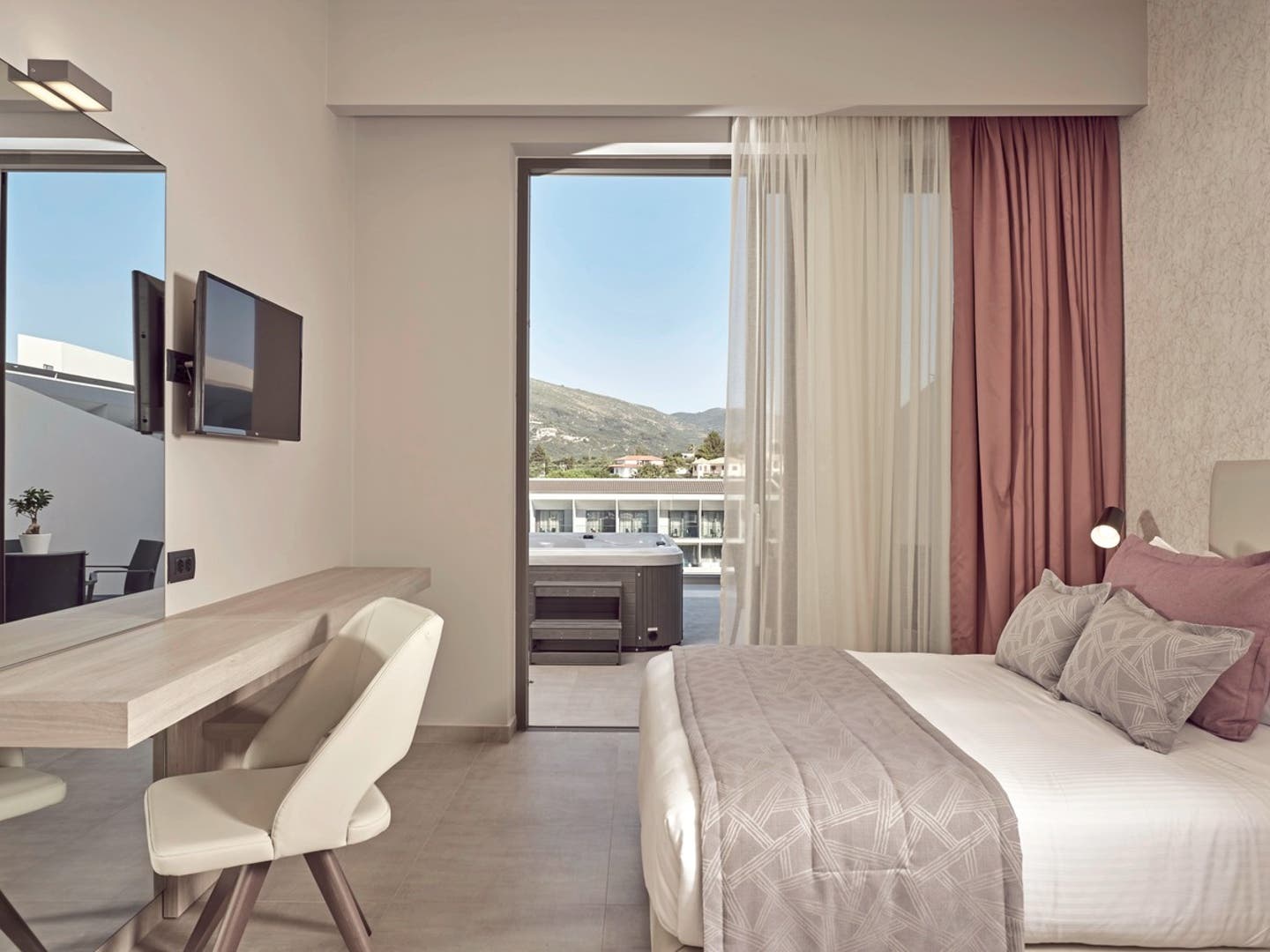 Wohnbeispiel Doppelzimmer Gartenblick