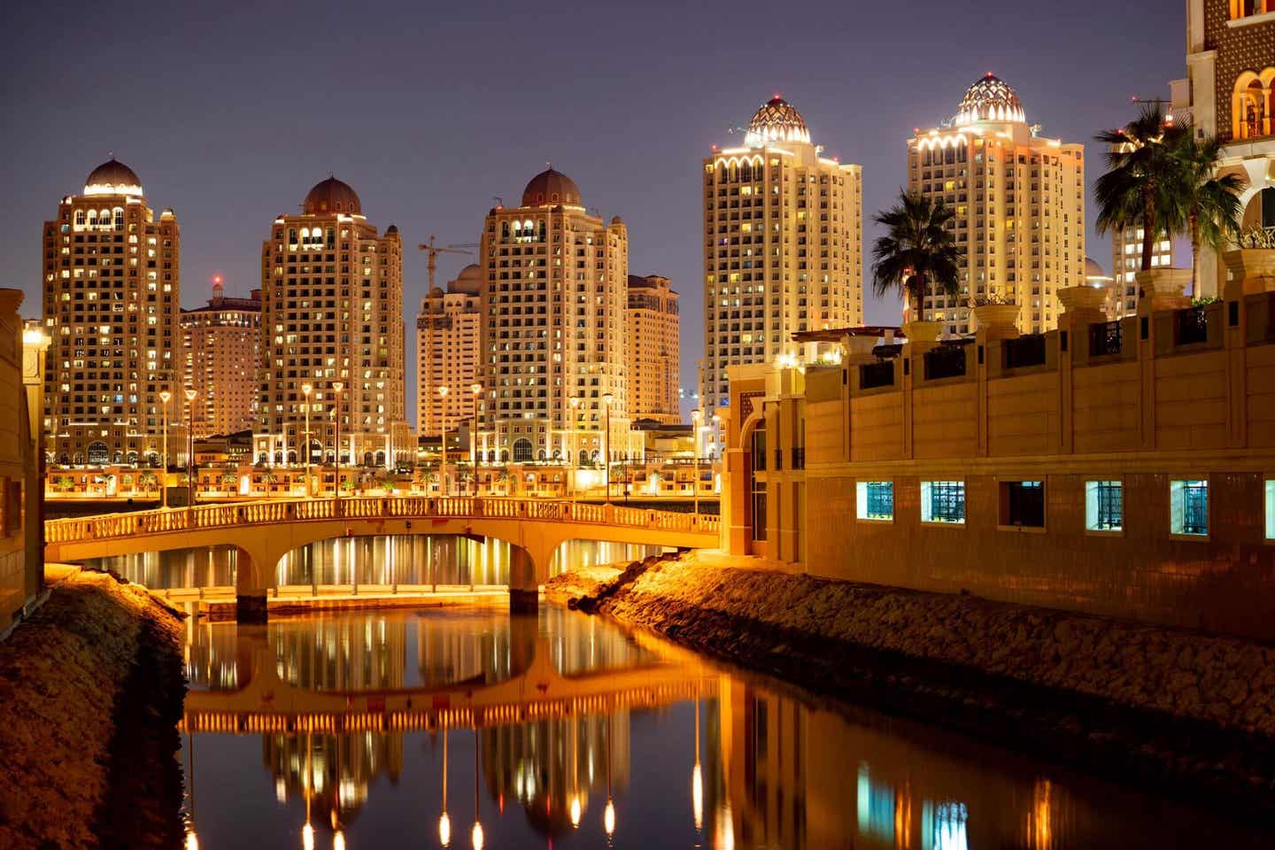 Das Gebietsgebäude in Doha