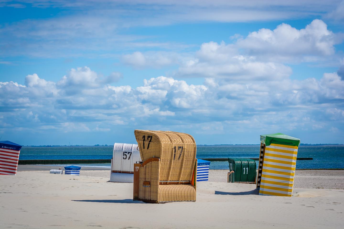 Hotel Nordsee: Strandkörbe auf Borkum