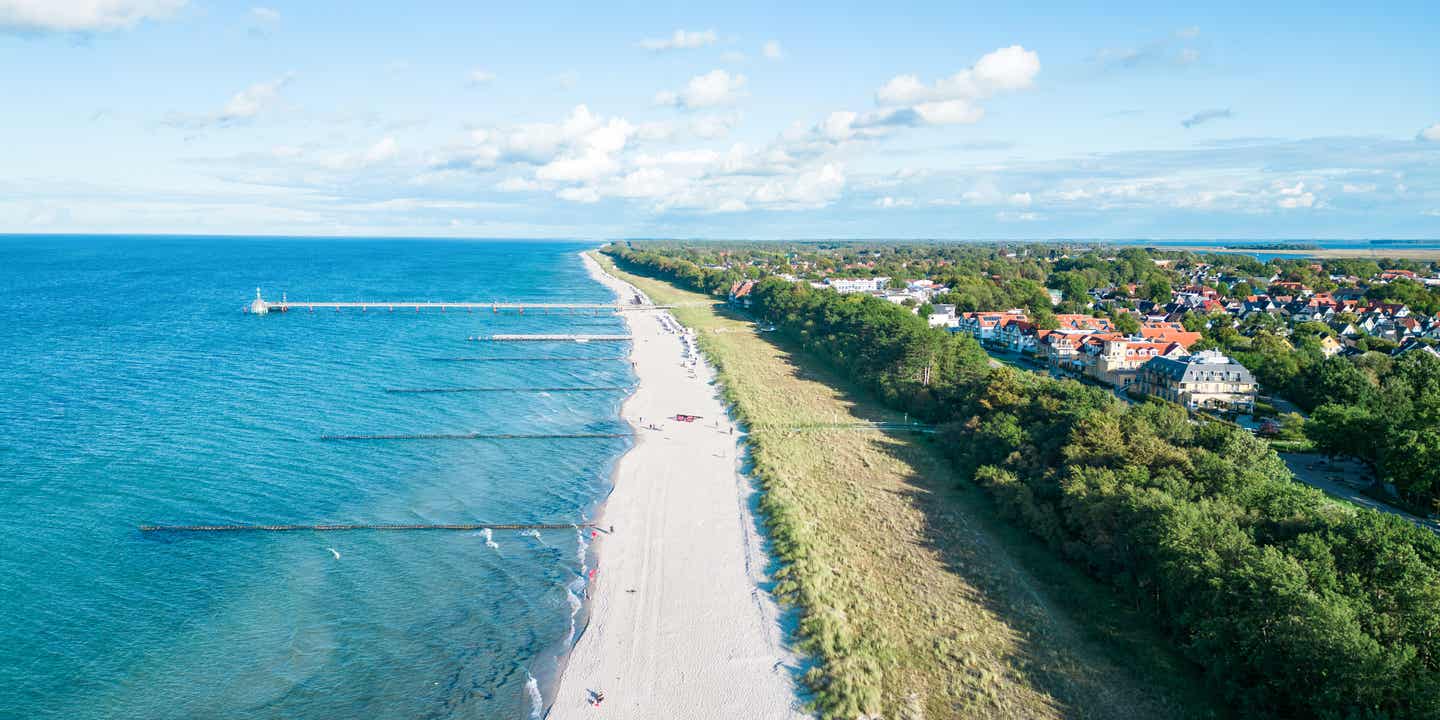 Strandurlaub in Deutschland am Strand von Zingst