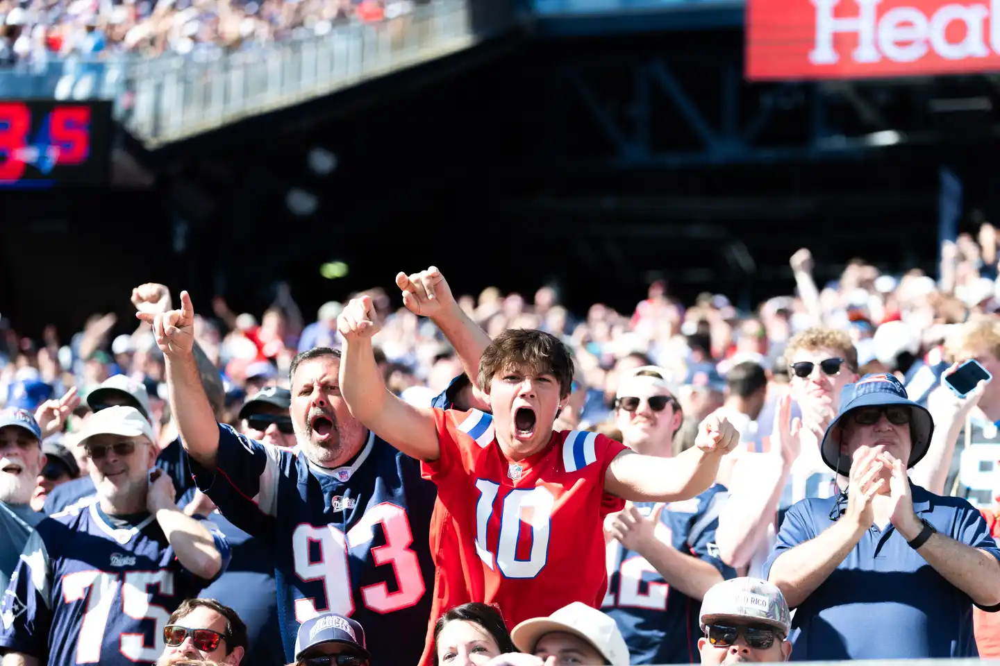 Patriots Fans Patriots Fans feiern