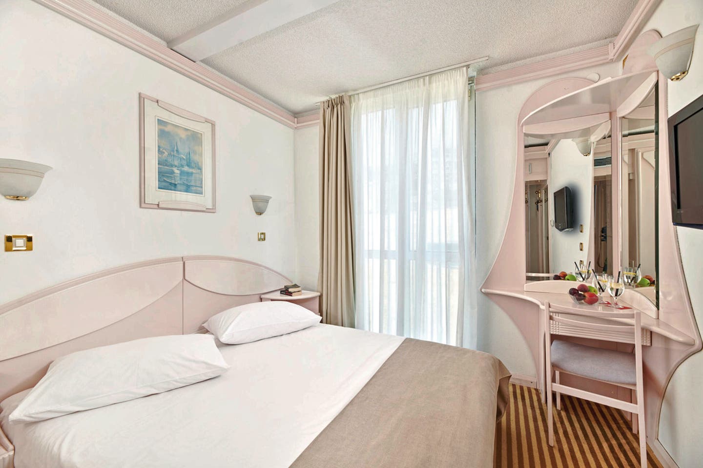 Wohnbeispiel Doppelzimmer franz. Bett