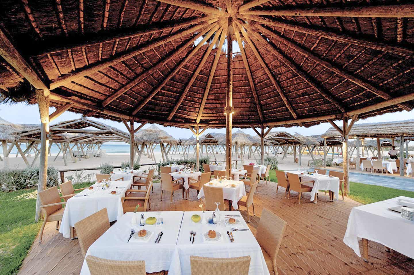 Restaurant des Les Orangers Beach Resort, Tunesien 
