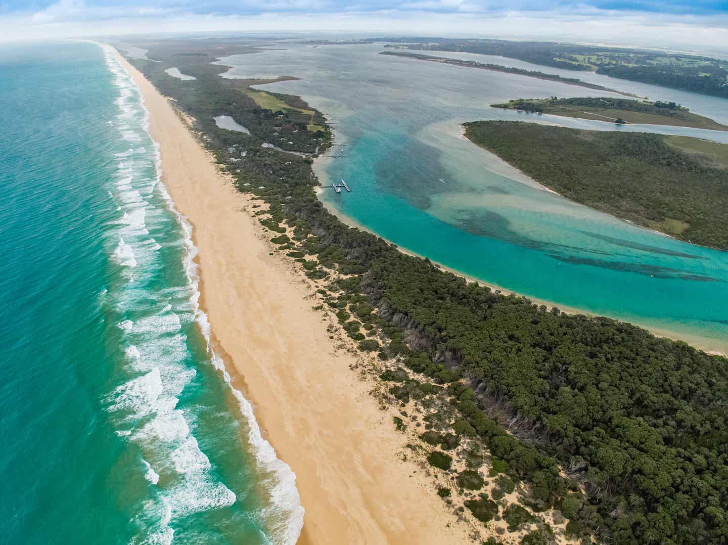Ninety Mile Beach Gippsland in Victoria - Australien