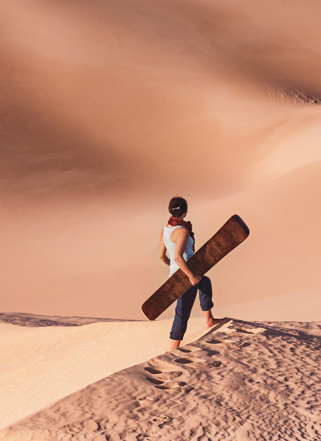 Dubai Sandboarding