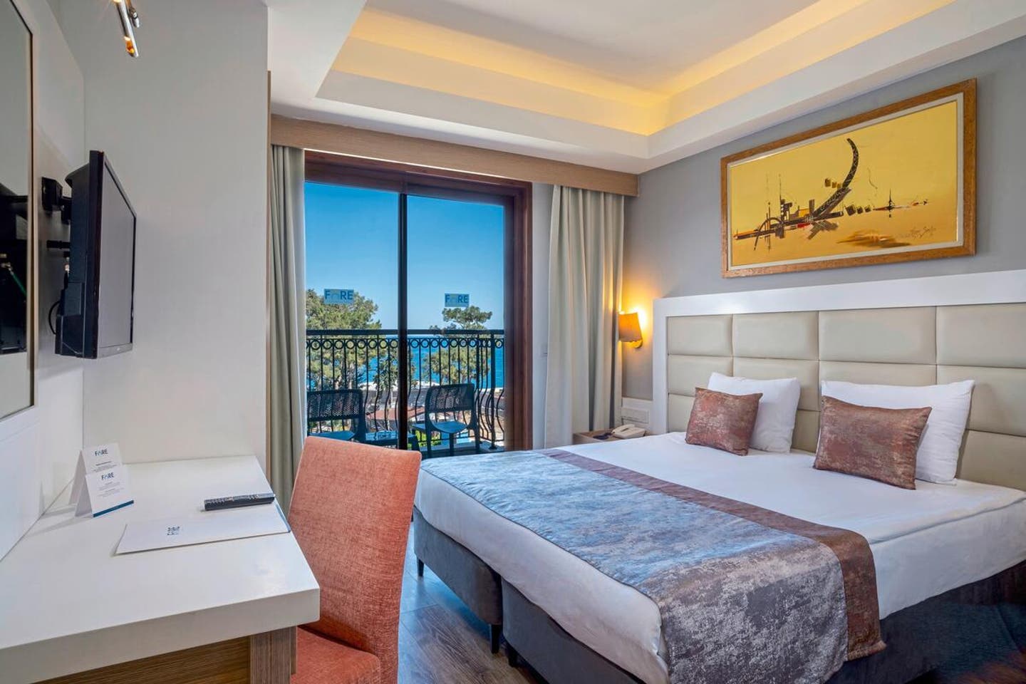 Wohnbeispiel Doppelzimmer seitl. Meerblick