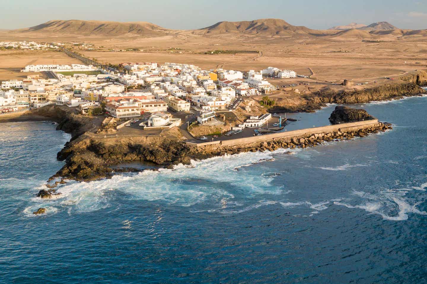 Fuerteventura Bucht von El Cotillo Luftaufnahme