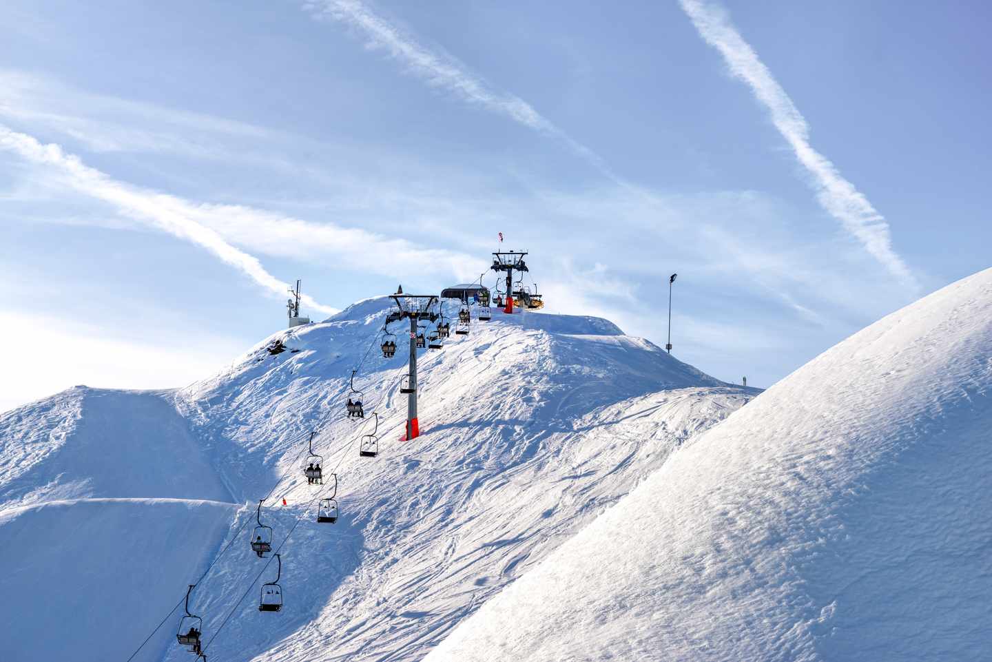 Städtetrip Dezember. Ski Gebiet Nordkette bei Innsbruck - Österreich 
