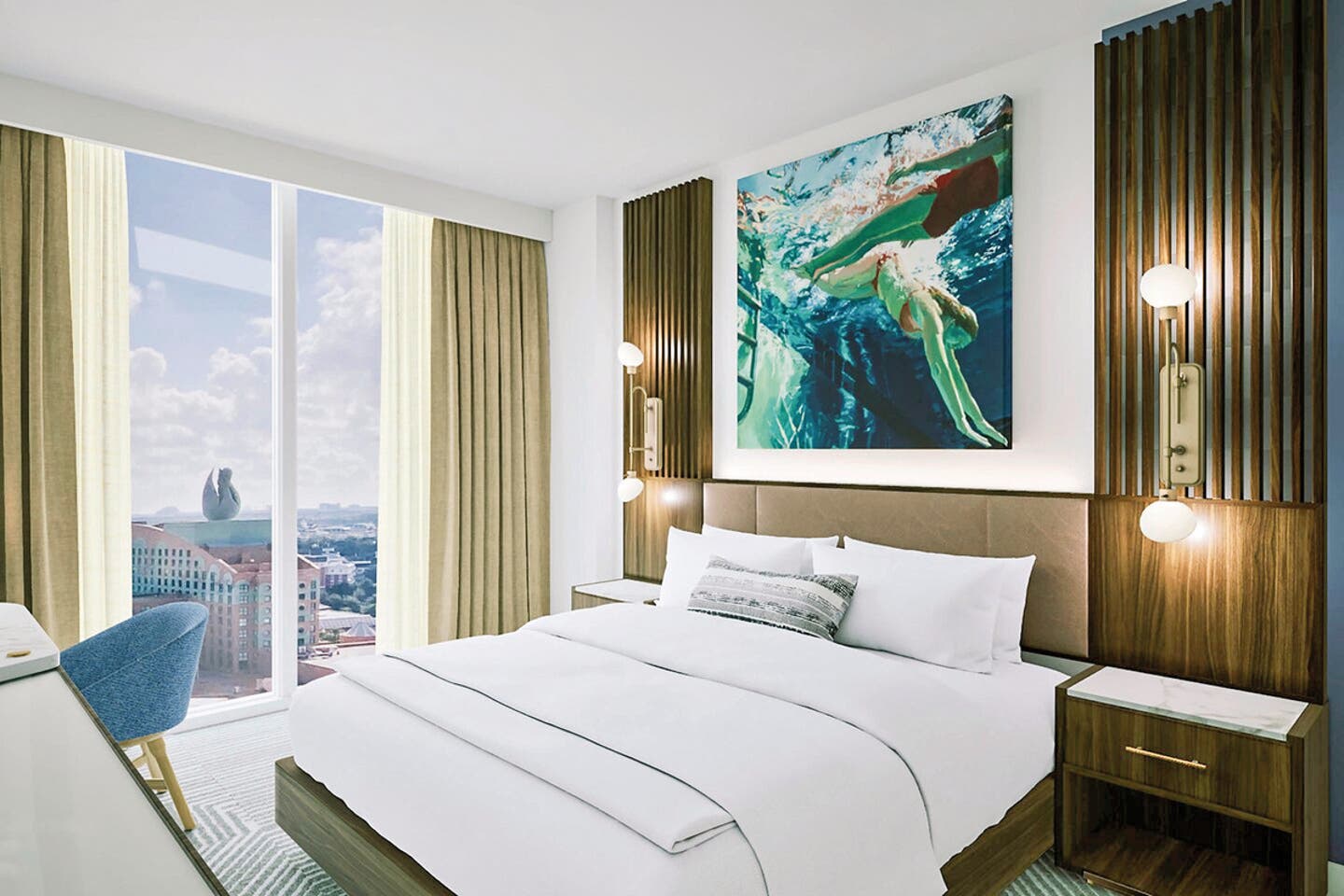 Wohnbeispiel Modellbild One bedroom Signature King Suite