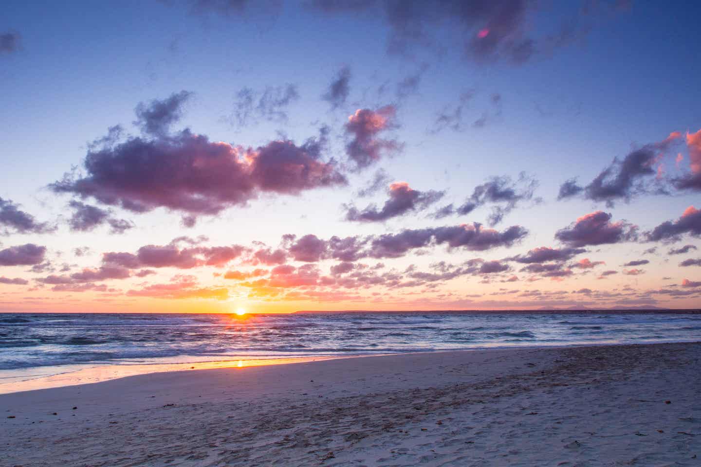 Es Trenc: Meer bei Sonnenaufgang