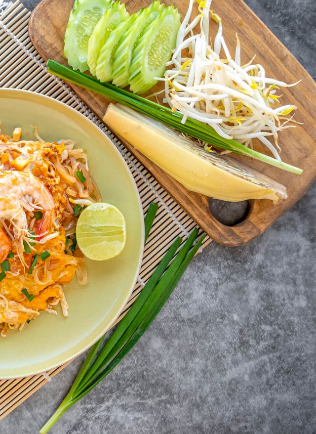 Sentido Gastronomie Pad Thai mit Shrimps