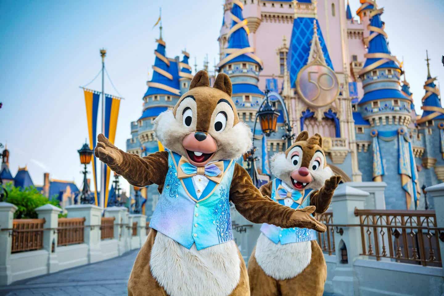 A Hörnchen und B Hörnchen im Walt Disney World Resort