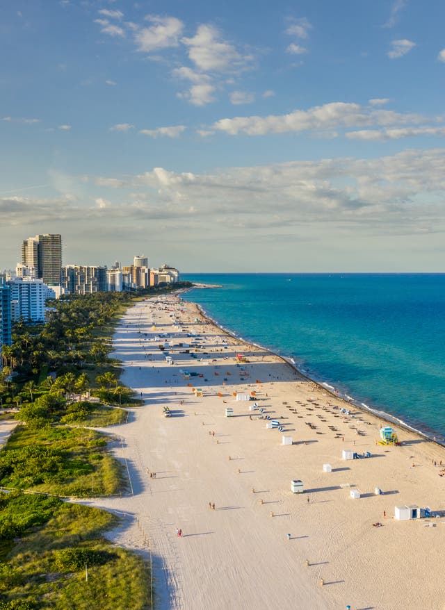 Florida Urlaub Florida Urlaub: Miami Beach von oben