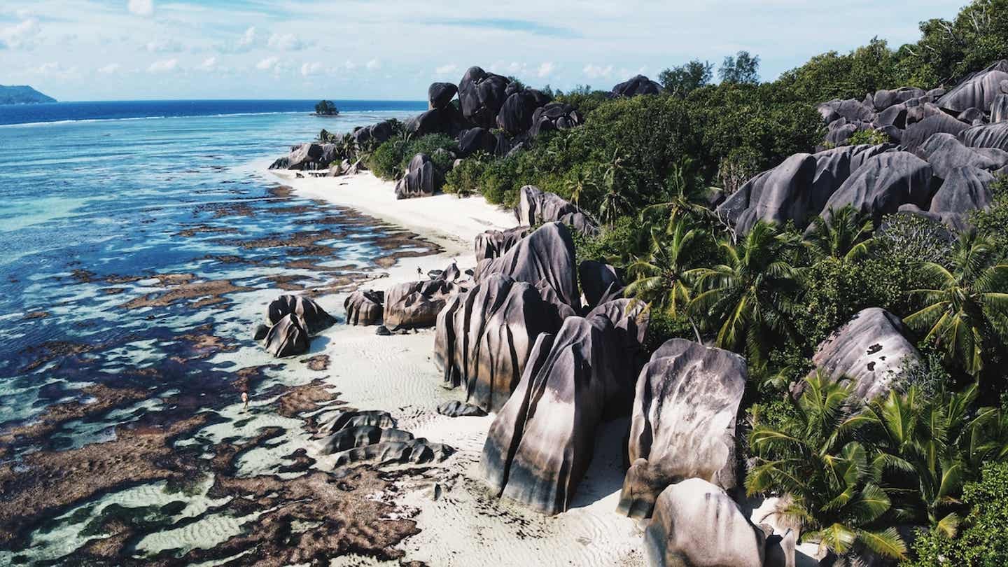 La Digue Traumstran Anse Source d'Argent