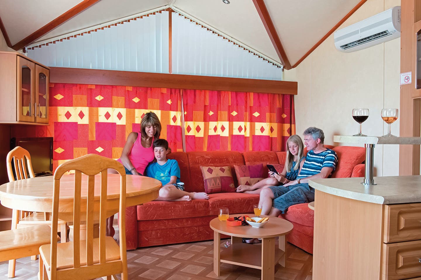 Wohnbeispiel Mobilheim Chalet