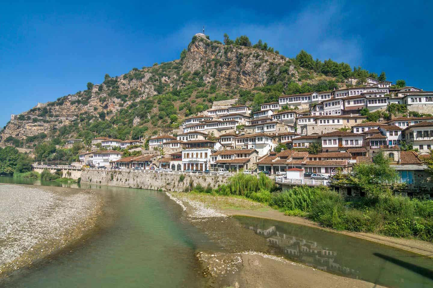 Osmanische Häuser in Berat