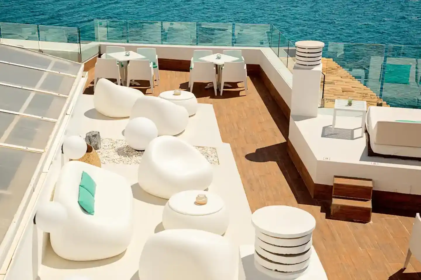 Die Dachterrasse des Sentido Fido Punta del Mar