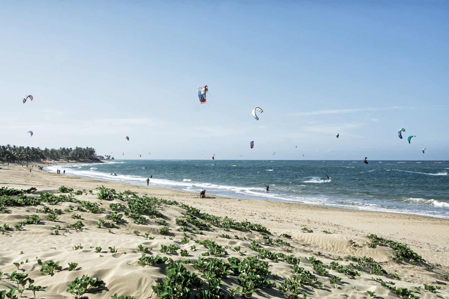 Der Kite-Strand Cabarete in der Dominikanischen Republik, Karibik