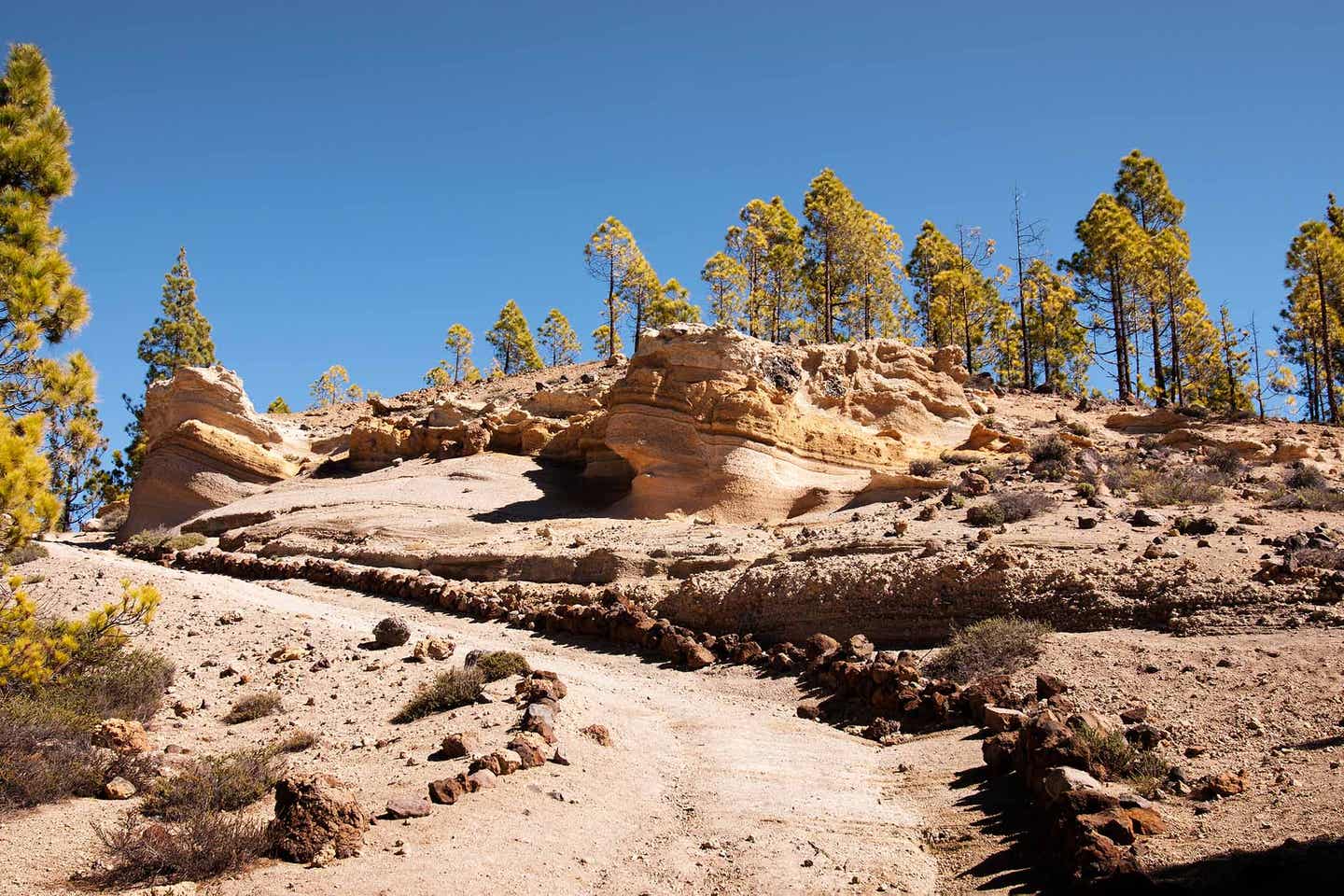 Teneriffa Paisaje Lunar Felsen