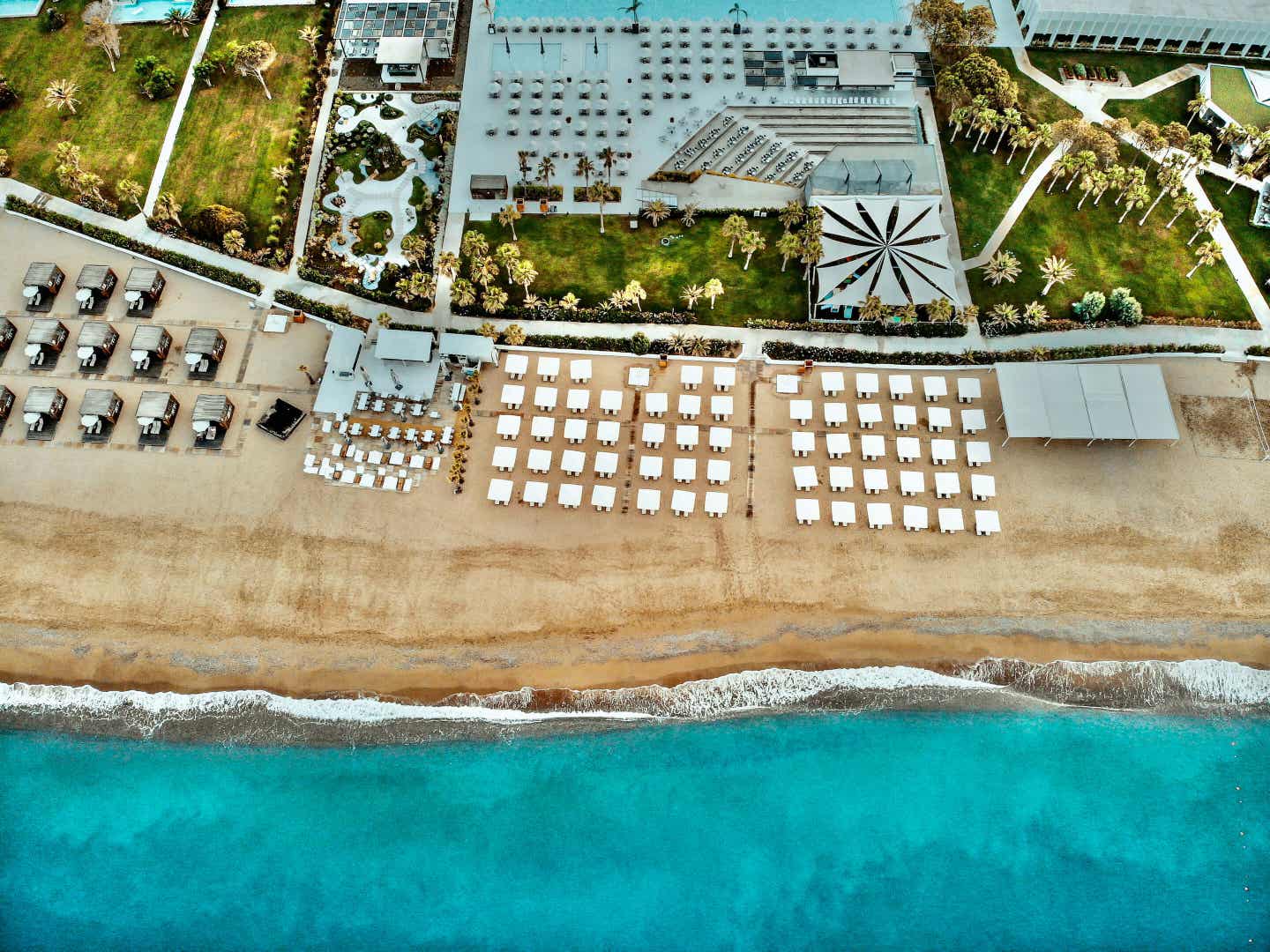 Die schönsten Küsten der Türkei: Paloma Finesse – Blick auf den Strand