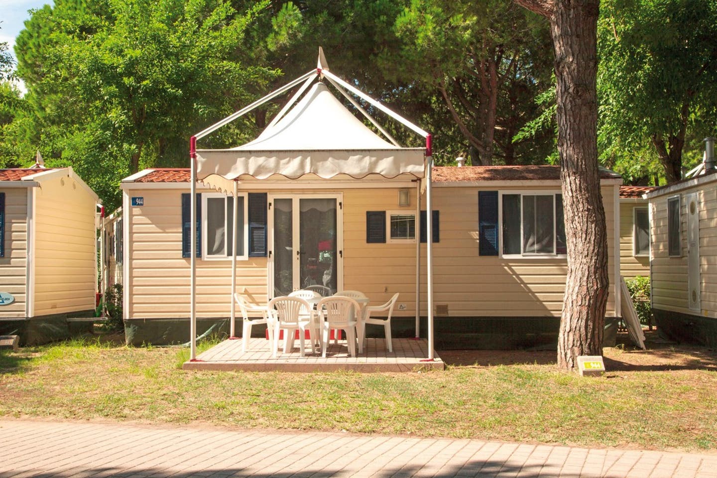 Wohnbeispiel Mobilheim Blu Romantic