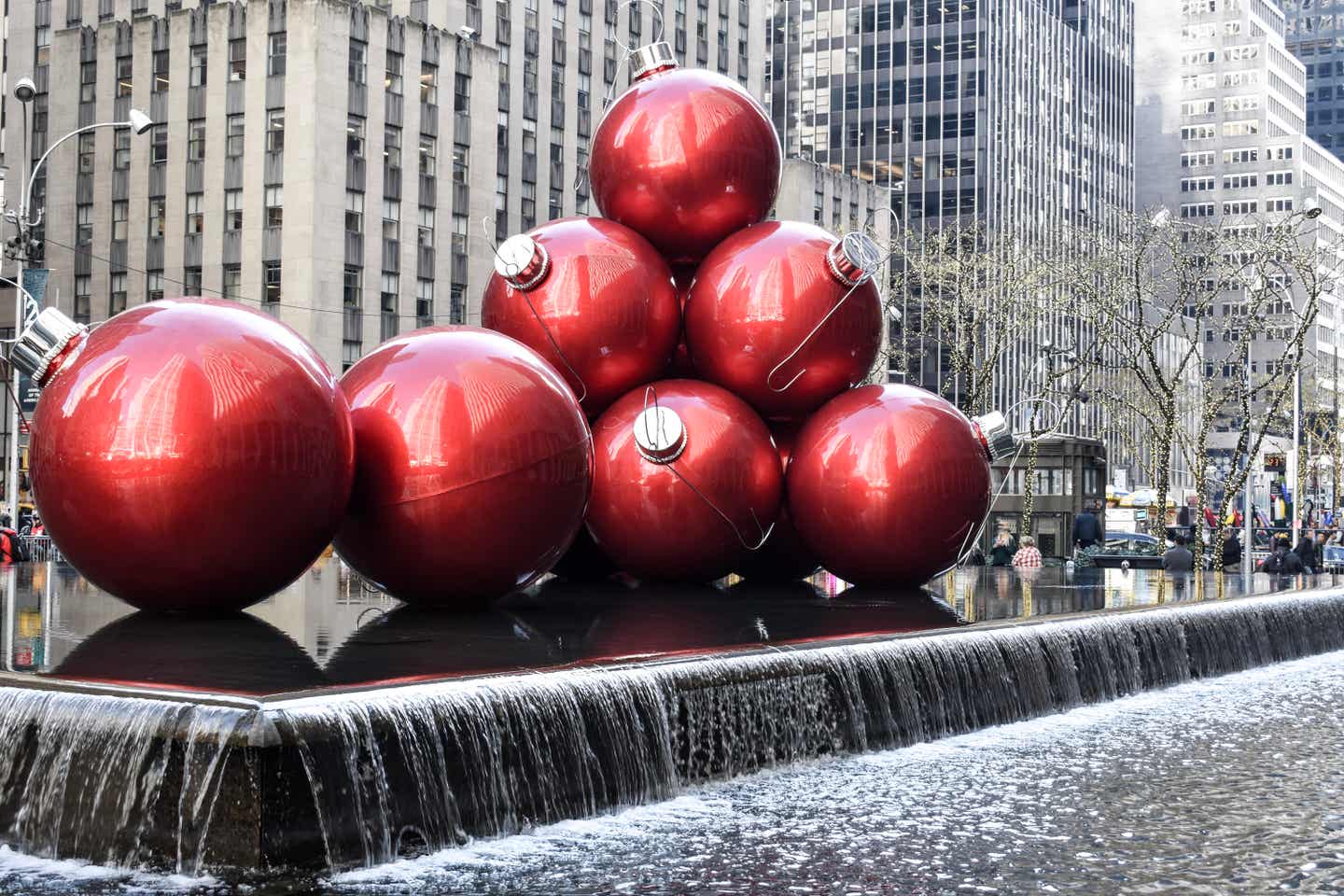 Deko zu Weihnachten in New York 