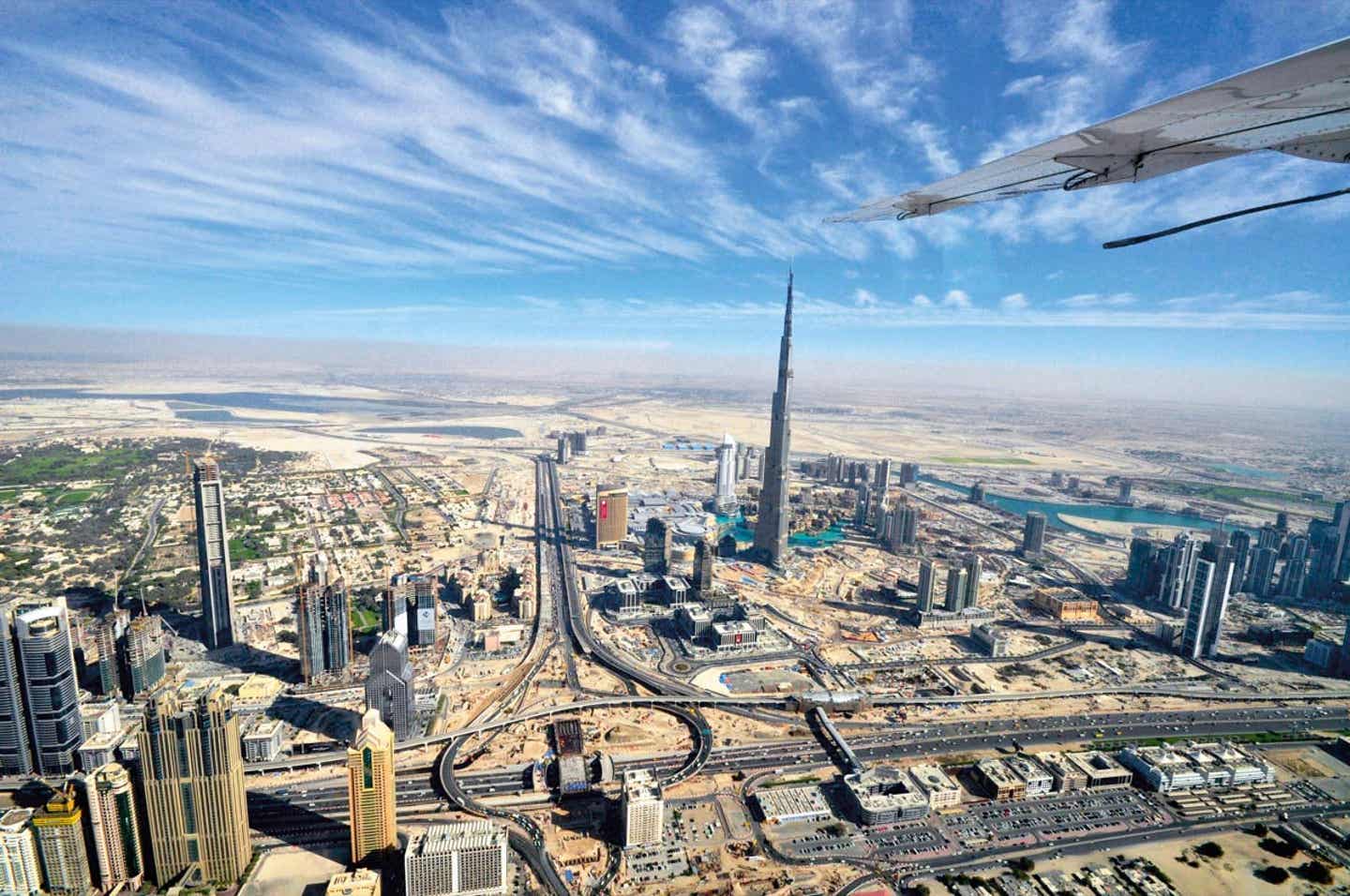 Blick über Dubai