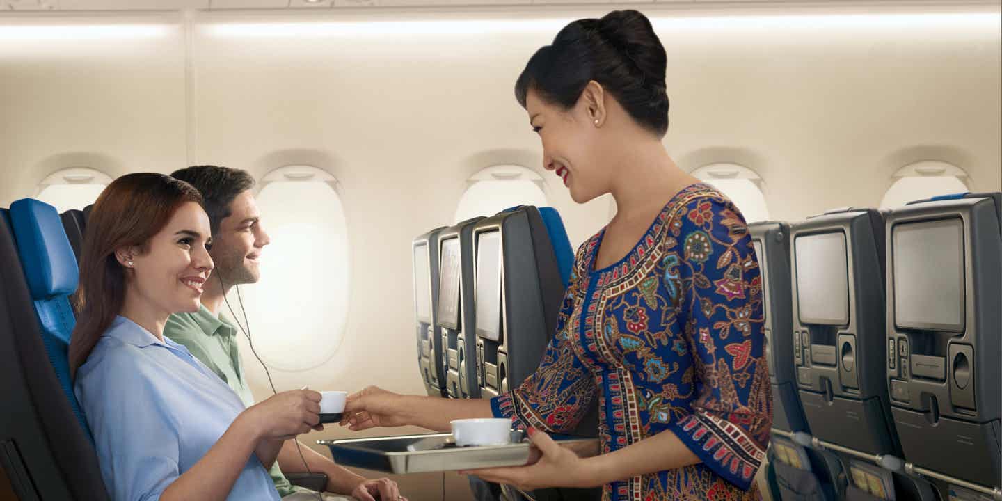 Singapore Airlines - Service an Bord