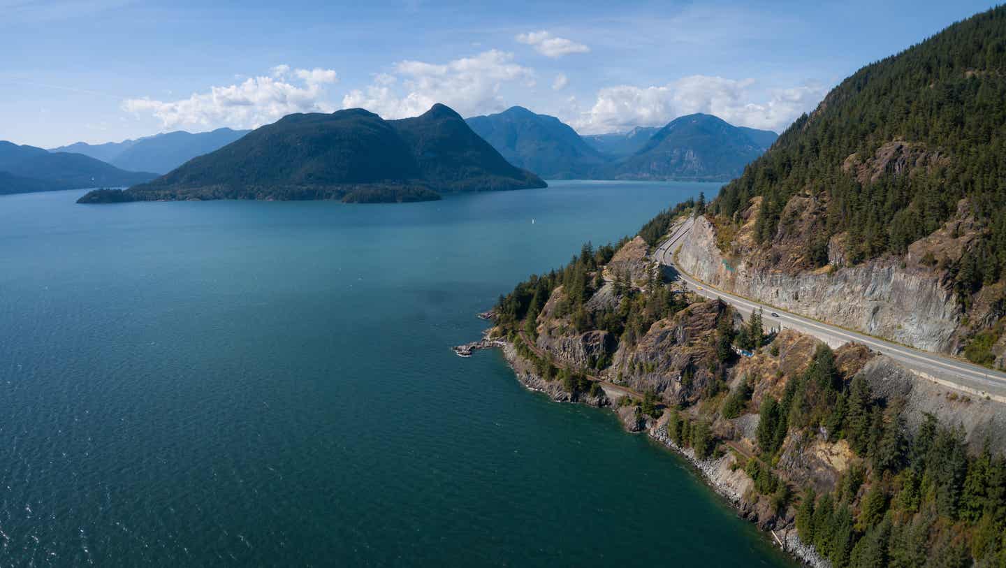 Sea to Sky Highway in British Columbia