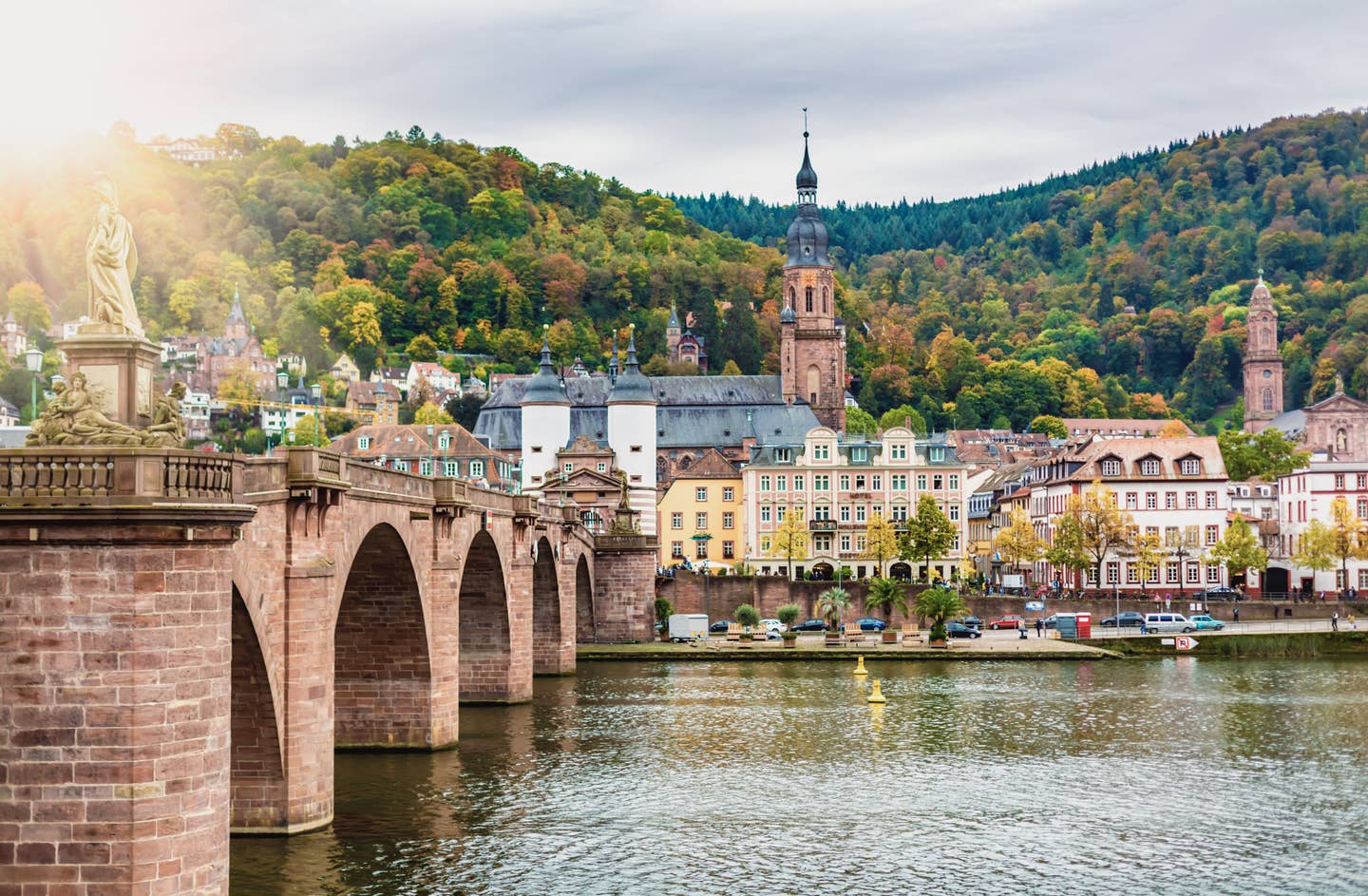 Heidelberg Alte Brücke Stadtansicht