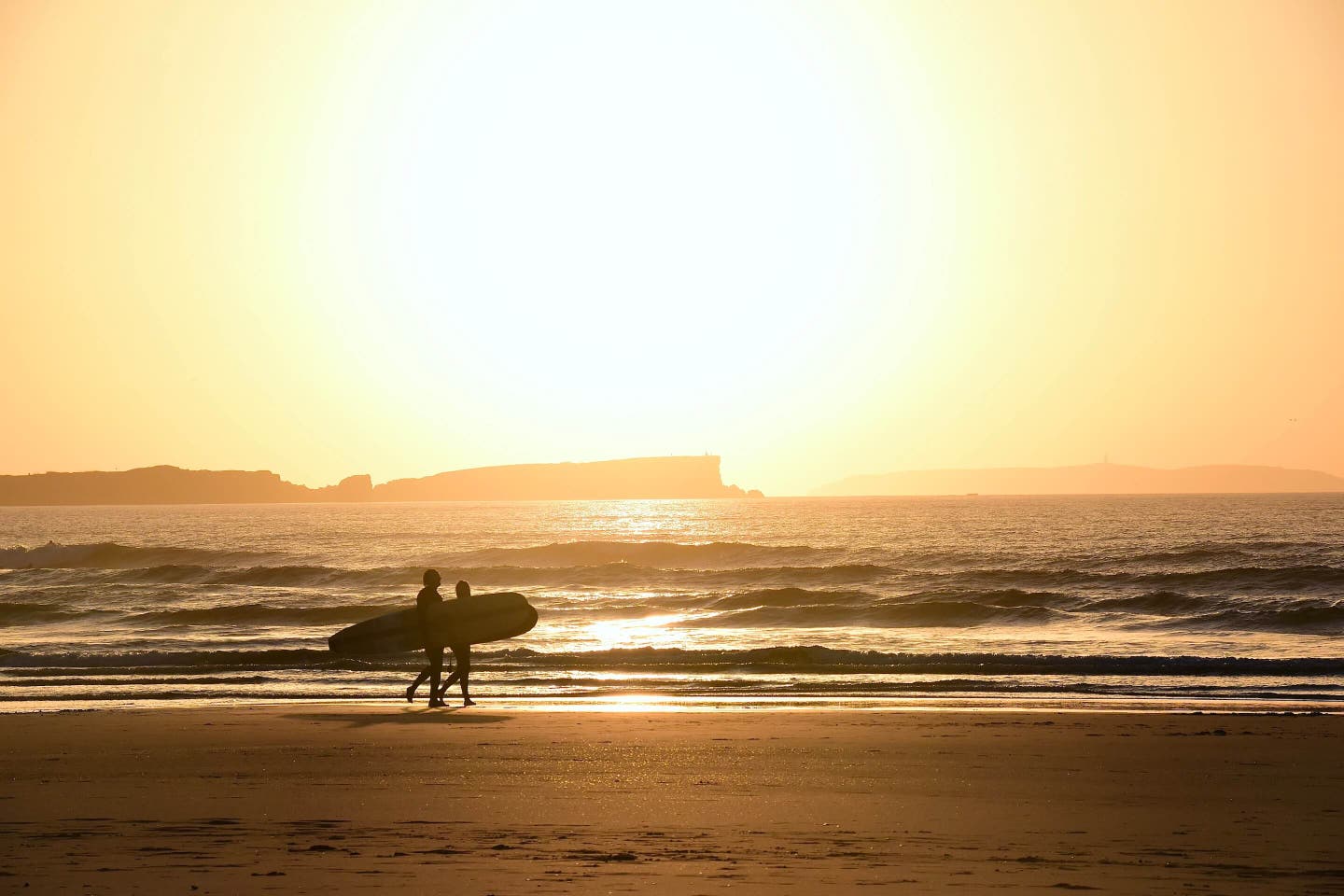 Surfen an Portugals Küste