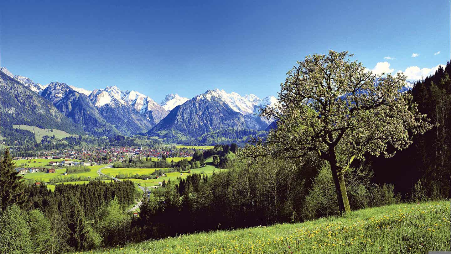 Panorama: Landschaft im Allgäu