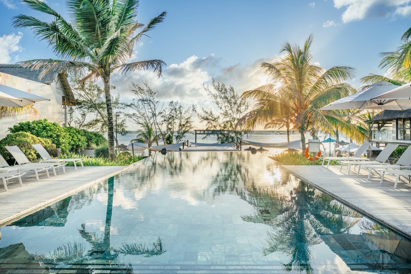 Poolanlage im C Mauritius