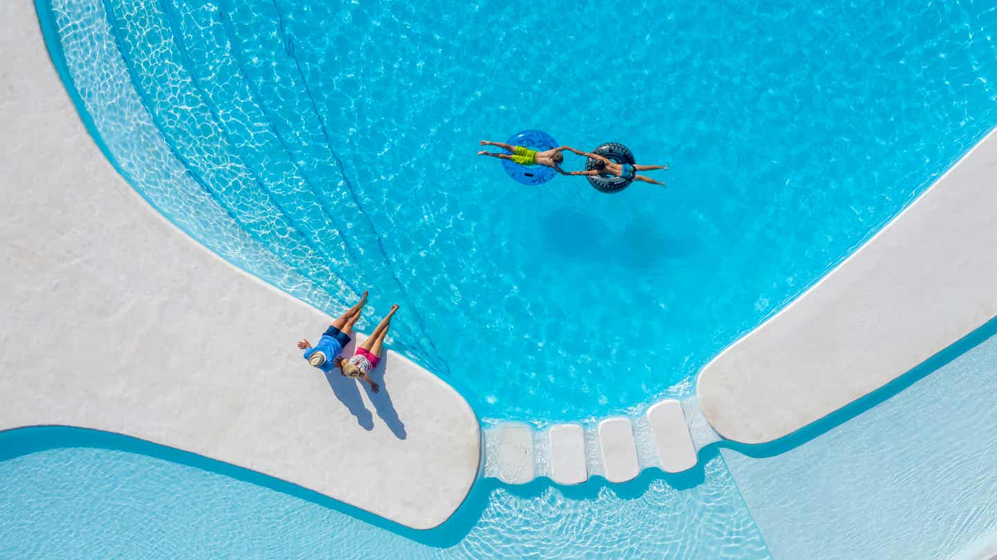 Aldiana Club Fuerteventura: Pool von oben