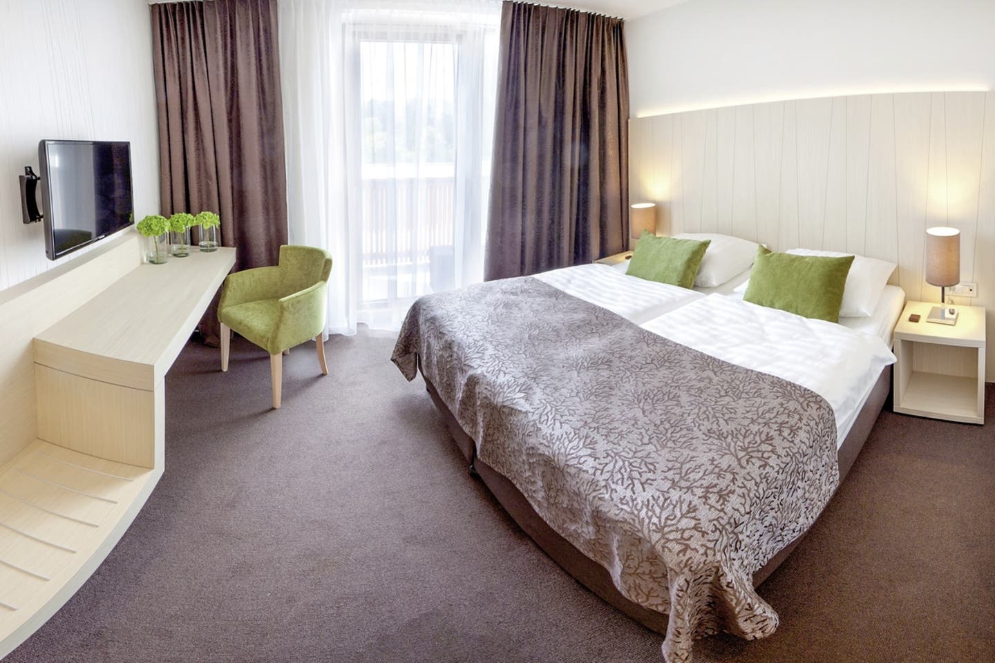 Wohnbeispiel Doppelzimmer Balkon
