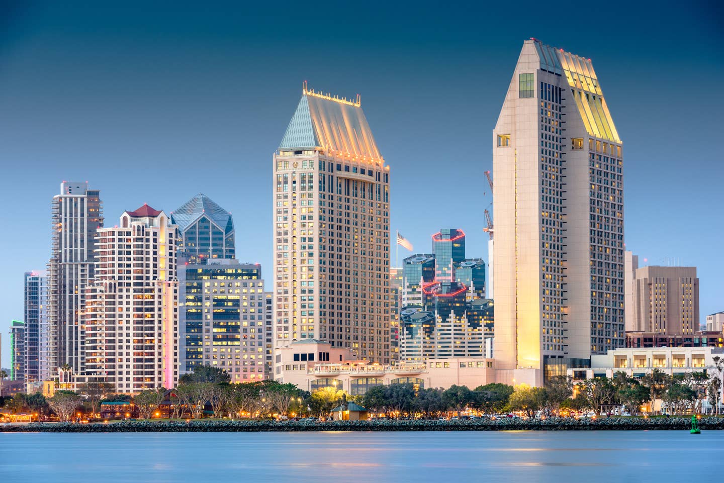 San Diego Skyline im San-Diego-Urlaub