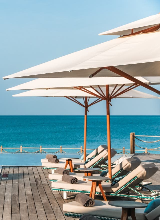 Maritim Hotels Blick auf einen Pool