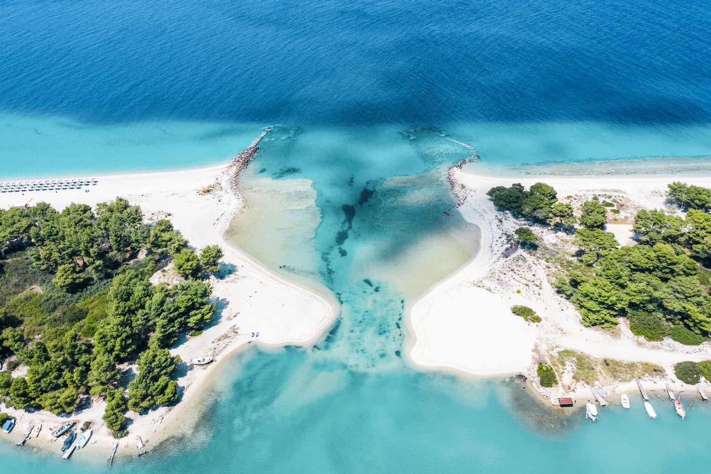 Schönste Strände Griechenlands: Strand auf der griechischen Insel Chalkidikli