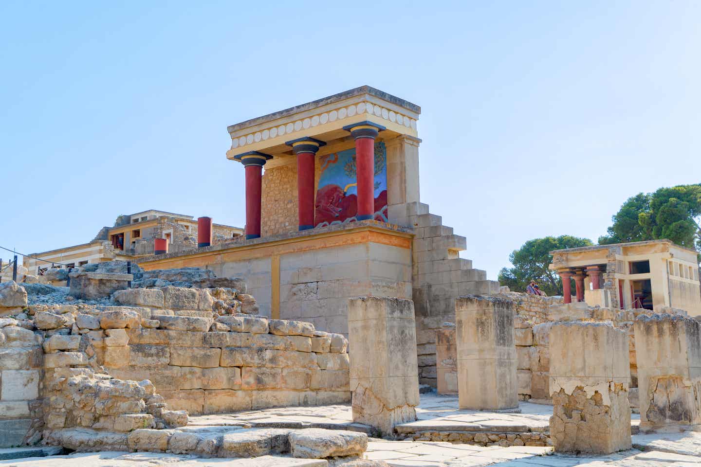 Rhodos oder Kreta: der Knossos Palace auf Kreta