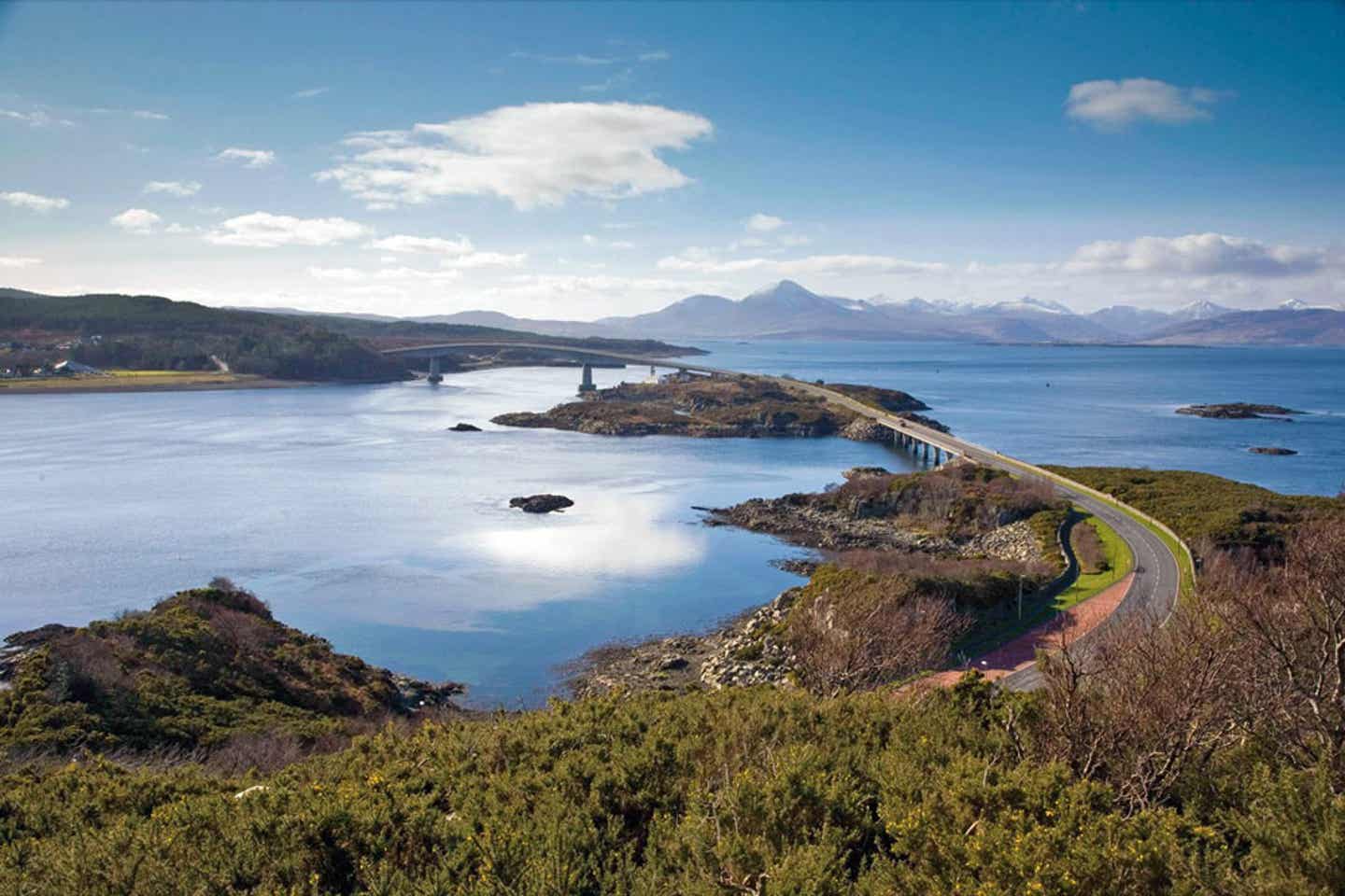 Panorama-Blick: Isle of Skype in Schottland