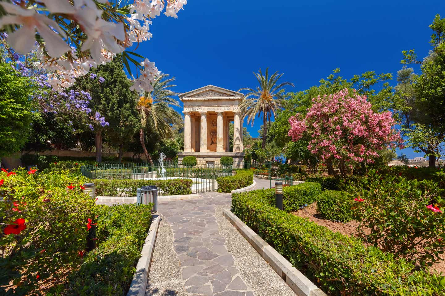 Barracca Gardens in Valletta auf Malta