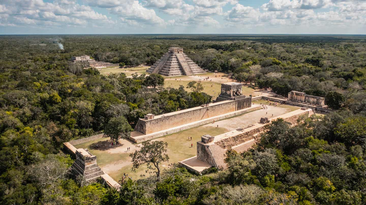 Chichen Itza: Luftaufnahme