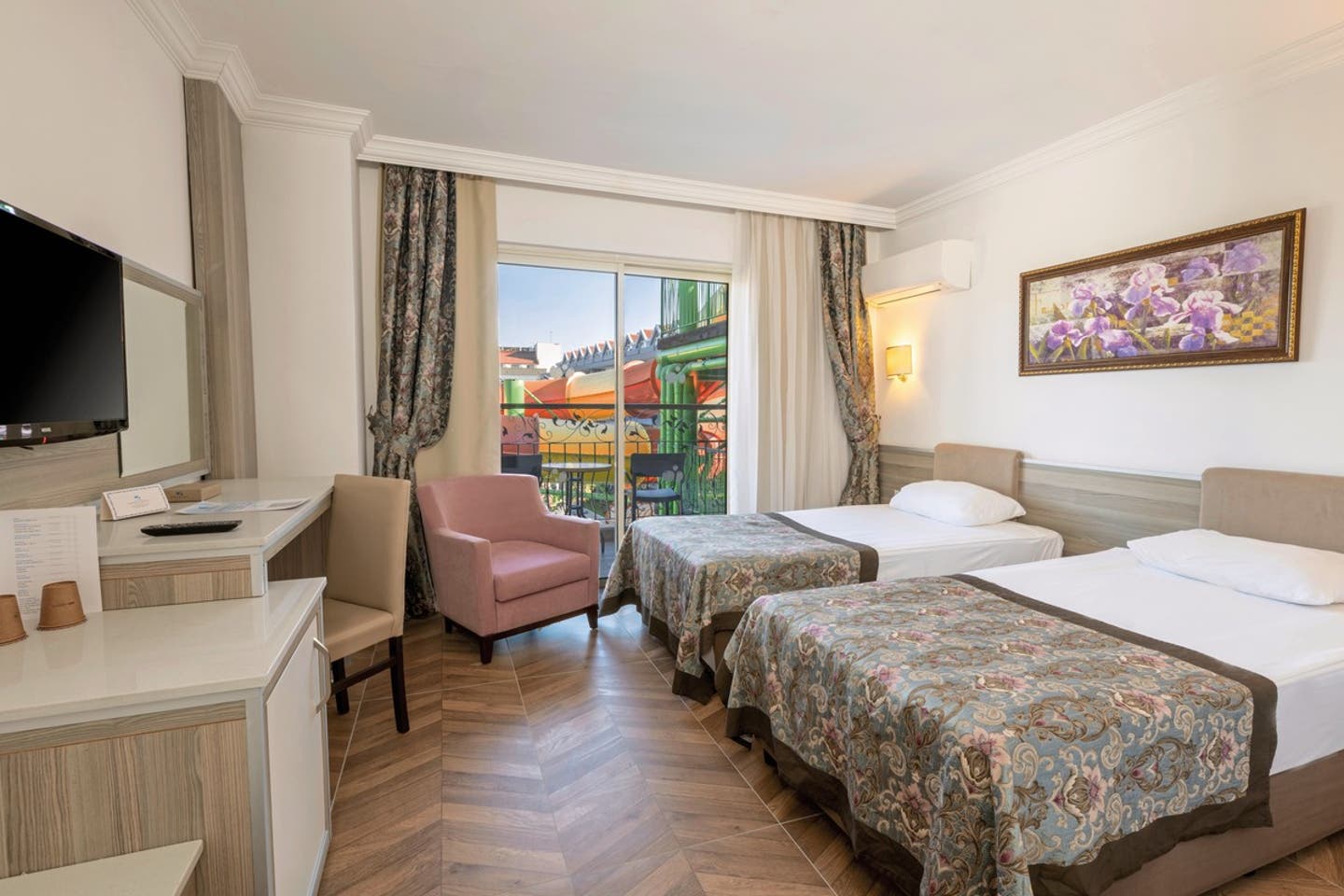Wohnbeispiel Doppelzimmer Aquaparkblick