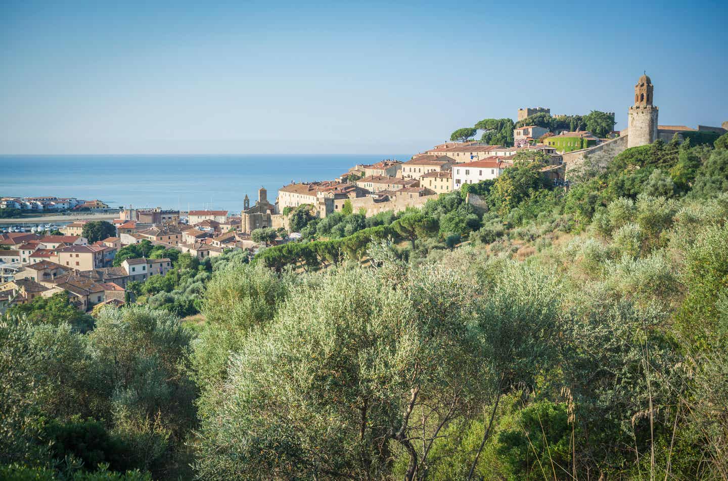 Blick auf Castiglione della Pescaia